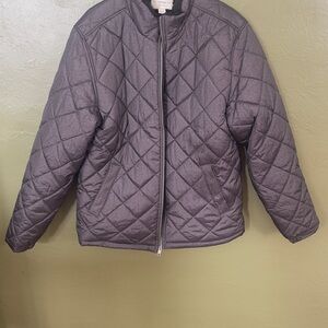 Weatherproof Men’s Charcoal Quilted Puffer Jacket
